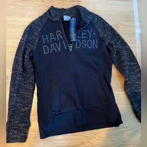 Harley Davidson quarter zip size small